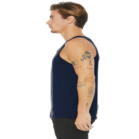 BELLA+CANVAS&reg; Unisex Jersey Tank - 3480 Black {4}