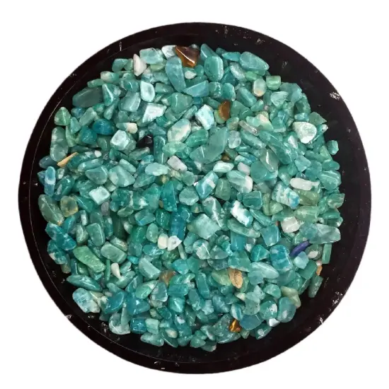 Amazonite (Russian) Tiny Crystal Chips &ndash; Size 0 {1}