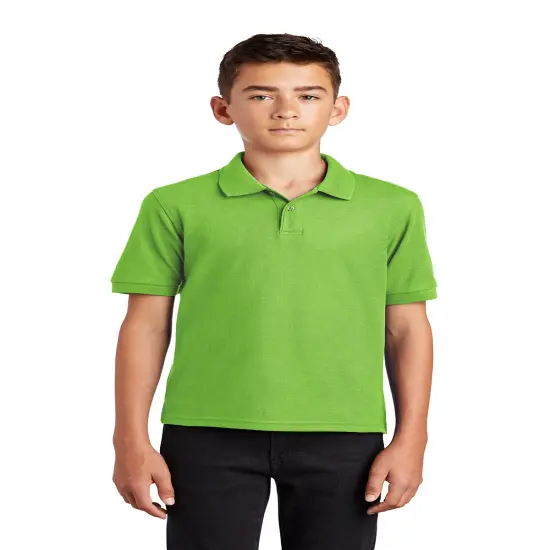 Polo Shirt for Youth's Trendy Fashion | RADYAN&reg; Lime {1}