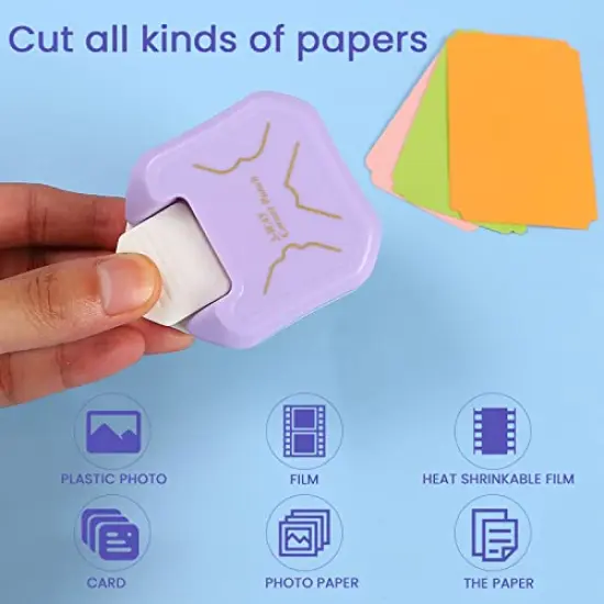 3 in 1 Beauty Shape Corner Punch, 3 Way Corner Paper Punch for Paper Crafts, Laminate, Cardstock, Business Card, DIY Projects, Photo, Card Making and Scrapbooking {1}