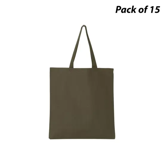 Q-Tees&reg; Promotional Tote Army {1}