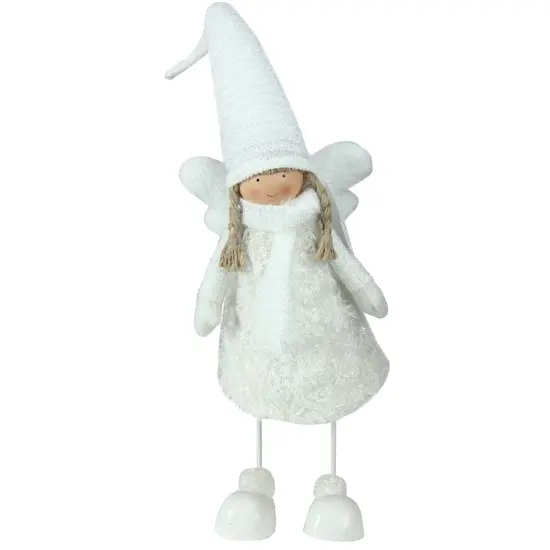 Northlight Bobble Girl Angel Christmas Figurine - 26.75" - White {3}