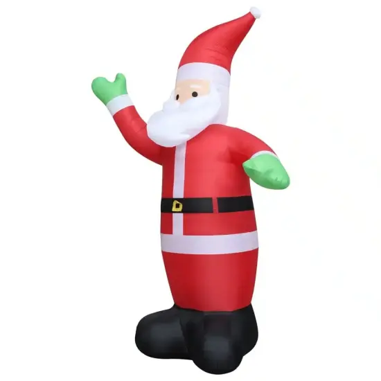 XXL 236.2" Christmas Inflatable Santa Claus with LED Lights (IP44) {2}