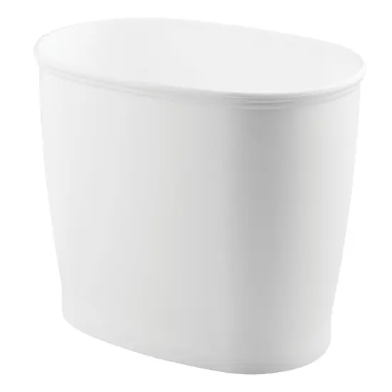 mDesign Plastic 2.25 Gallon Slim Trash Can Garbage Wastebasket Bin {5}
