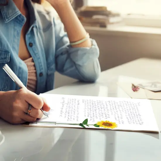 Great Papers! Sunflowers Stationery Letterhead, Invitations and Announcements, Printer Friendly, 8.5"x11", 80 Pack {4}