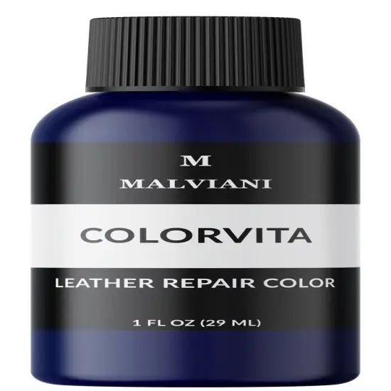 Leather Repair Color Restore for Faded and Scratched Couches Dark blue {1}