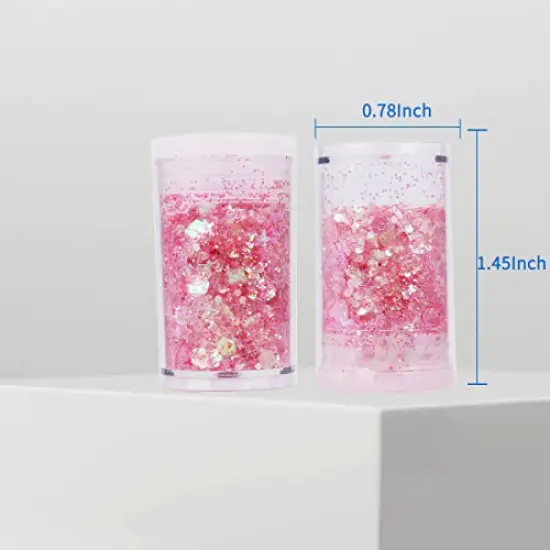 Chunky Fine Mixed Glitter,Set of 45 Colors,Holographic Glitter for Epoxy Resin DIY Craft,Nail Art,Face Eye Hair Make up,Iridescent Sequin Flake Chunky Glitter for Slime Jewelry Tumbler Making {6}