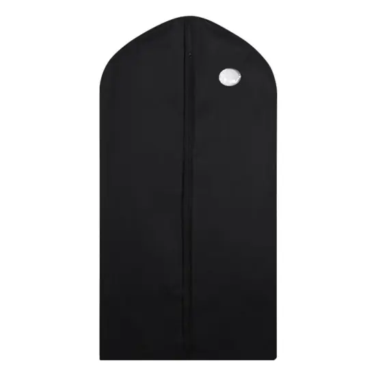 1 PC Clothes Garment Dustproof Cover Suit Coat Dress Hanging Storage-BLACK {6}
