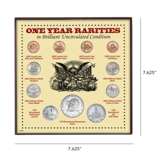 One Year Rarities Eleven Coin Display Boxed Set {4}