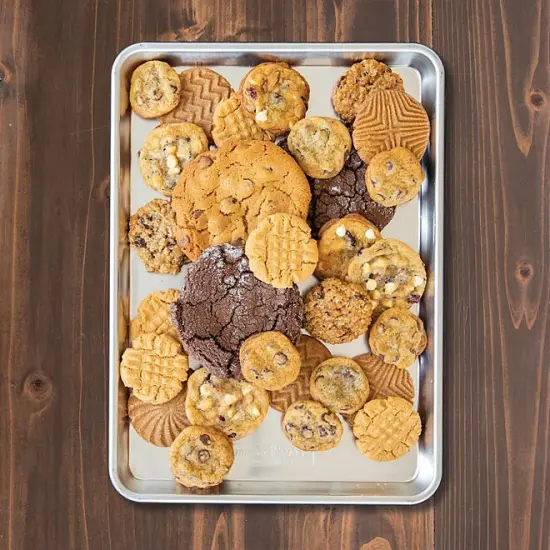 Set of 2 Natural Aluminum Commercial Baker's Half Sheets {3}