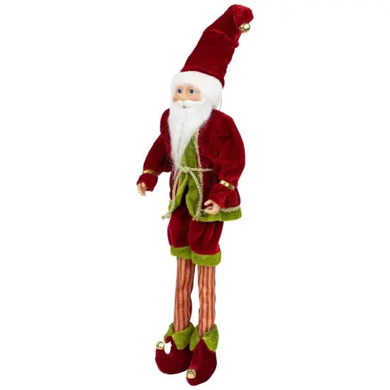 Northlight Elf Monarch Poseable Christmas Figure - 18" - Red and Green {7}