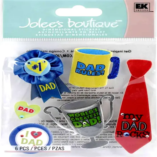 Jolee's Boutique No 1 Dad Dimensional Stickers {1}