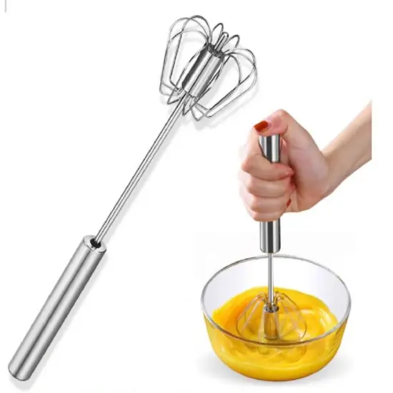 Kitcheniva Semi-Automatic Egg Whisk Hand Push Blender {1}