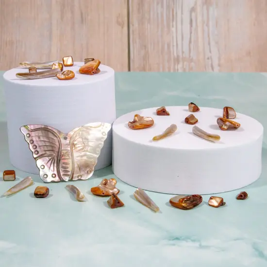 6 Packs of Tinted Shell Spike Natural 8 in Strand Pack of 2 {4}