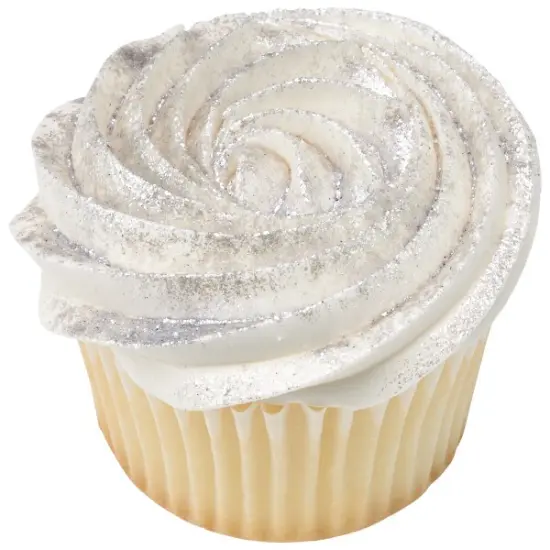 Edible Glitter Dust Cake Decoration, 25g Silver {3}