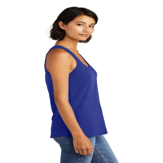 District&reg; Women&rsquo;s Racerback Tank Recycled Blend Scoop Neck Tee Deep royal {4}