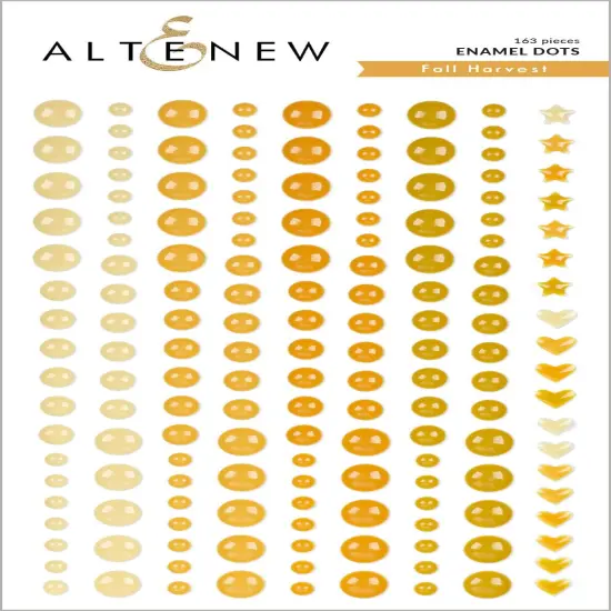 Fall Harvest Enamel Dots {1}