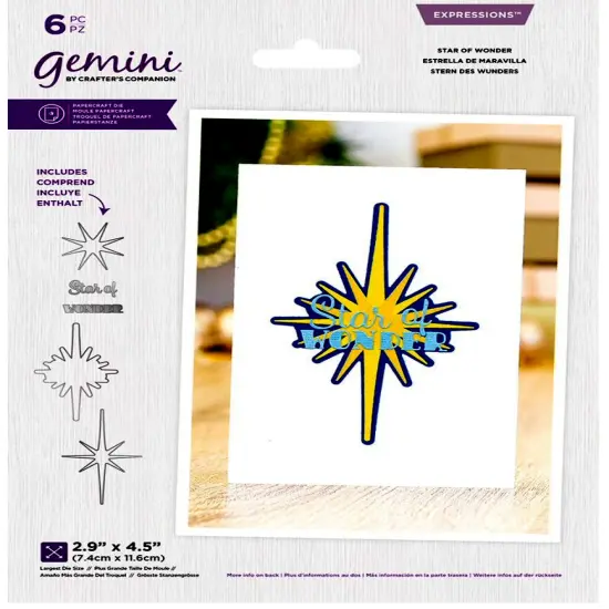 Star Of Wonder Die Set - 6 PCS {1}