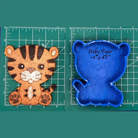 Baby Tiger Silicone Freshie Mold {1}