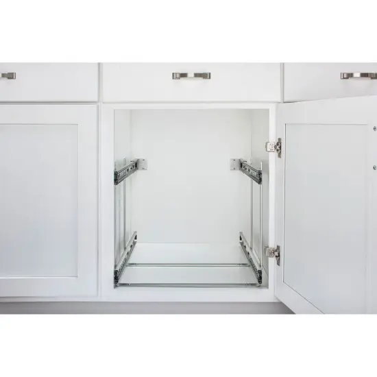 2-Tier Pull-Out Organizer for pots and pans {5}