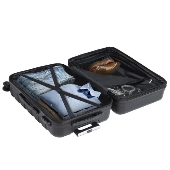 3PCS Luggage Set 4-Wheel Suitcase Hardside Spinner Lightweight {3}