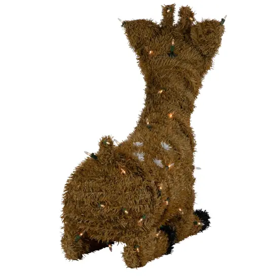 Northlight Pre-Lit Fawn Reindeer with Spots Outdoor Christmas Decoration - Brown {5}
