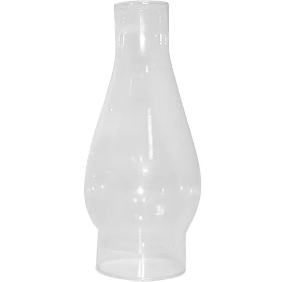 Lamplight Farms Oil Lamp Chimney, Fits Rayo Chamber Lamp and more, 2-5/8 inch base, Clear Glass {3}
