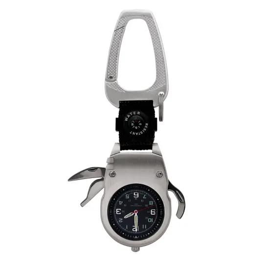 JFK Bicentennial Half Dollar Coin Multi-Tool Pocket Watch Compass {2}