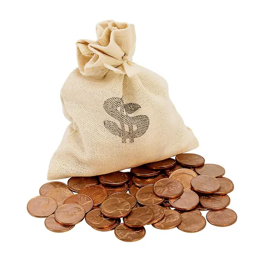 Lincoln Penny Bankers Bag Beginner Coin Set {1}