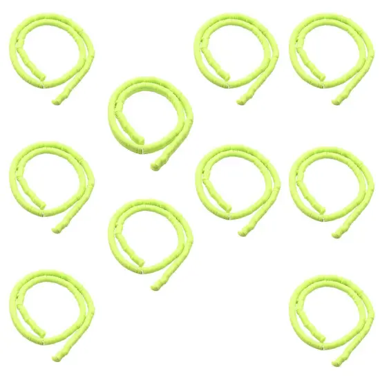Kitcheniva 6mm Heishi Beads Clay Disc Flat Vinyl DIY Jewelry 10 Strands Grass green {1}