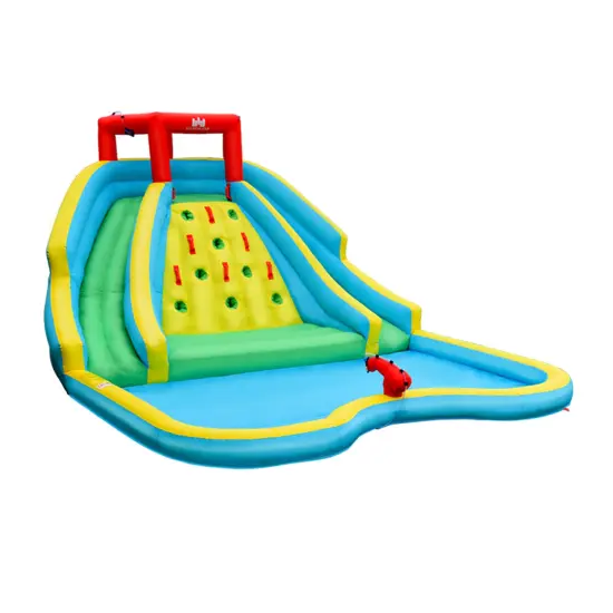 Double Side Inflatable Water Slide Park with Climbing Wall for Outdoor {3}