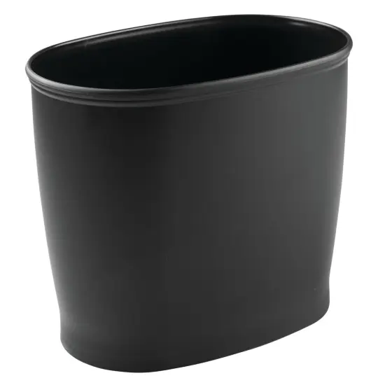 mDesign Plastic 2.25 Gallon Slim Trash Can Garbage Wastebasket Bin {4}