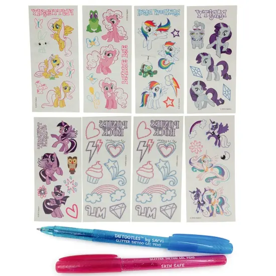 Savvi Gel Pens with DIY Glitter Temporary Tattoos for Kids' Art Crafts {4}