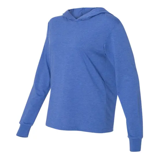 BELLA + CANVAS&reg; Jersey Hooded Long Sleeve Tee {5}