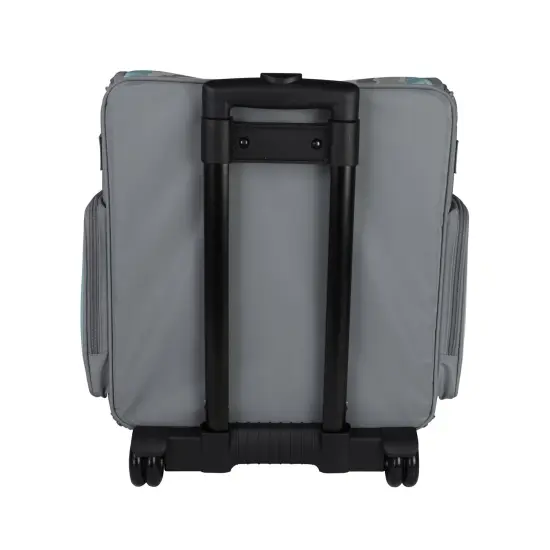 Collapsible Rolling Scrapbook & Featherweight Case, Grey Stripes {2}