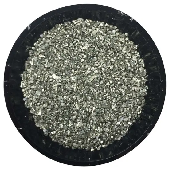Pyrite Tiny Crystal Chips &ndash; Size 000 {1}