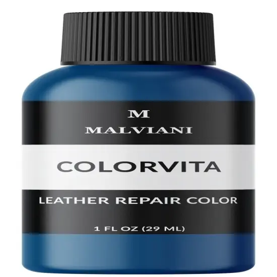 Leather Repair Color Restore for Faded and Scratched Couches Sapphire blue {1}