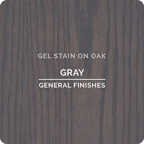 Oil Base Gel Stain, 1/2 Pint, Gray {3}