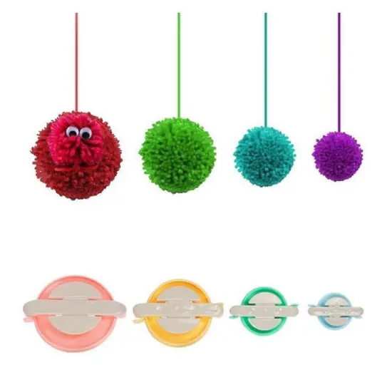 Kitcheniva 4 Sizes Pompom Maker Fluff Ball Wool Tool DIY {4}