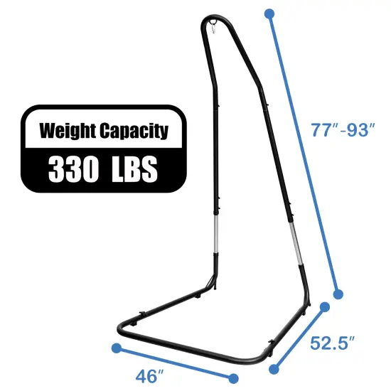 Adjustable Hammock Chair Stand Steel Frame {5}
