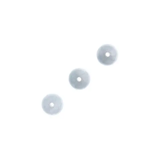 Earth's Jewel Semi-Precious 16" Aquamarine Round Natural Bead Strand {1}