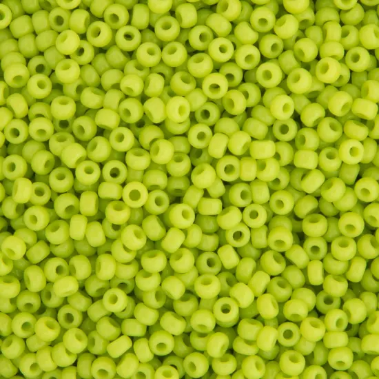 Miyuki 250g Opaque Round Rocailles Seed Beads, 11/0 Chartreuse #416 {1}