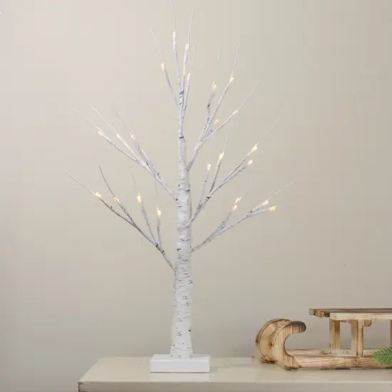 Northlight LED Lighted Twig Christmas Tree Decoration - 24" - Warm White {3}