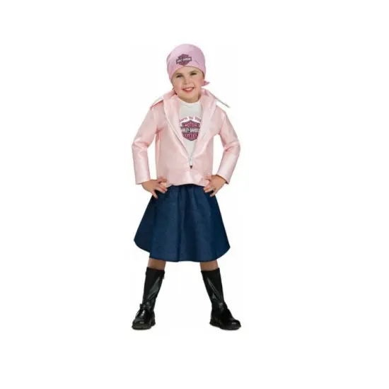 Rubies Child Lil' Biker Babe Halloween Costume, Size Toddler 2-4 Pink {1}