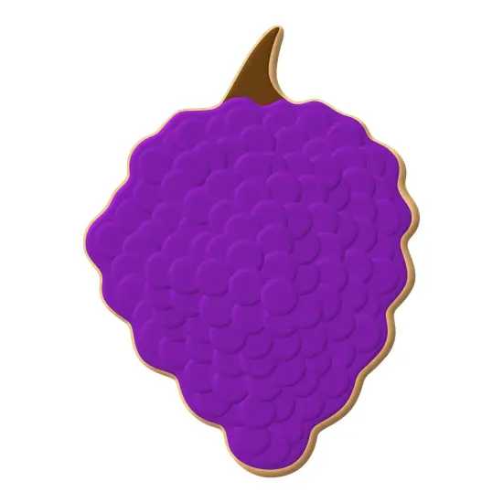 Grapes Cookie Cutter 4 in B1238, CookieCutter.com, Tin Plated Steel, Handmade in the USA {3}