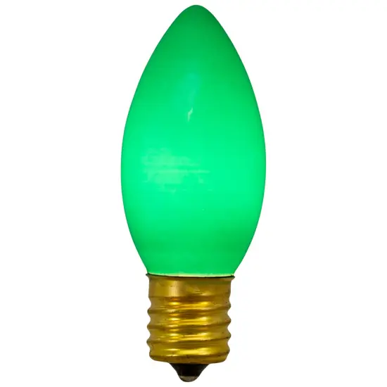 Northlight C9 Opaque Christmas Replacement Bulbs - Green - 4ct {1}
