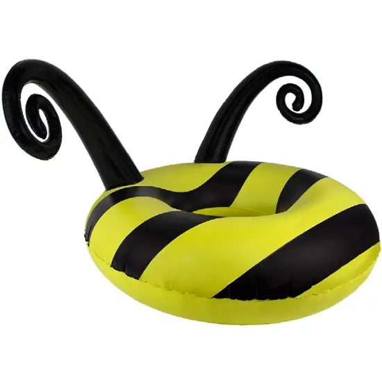 Swim Central Black and Yellow Bumblebee Swimming Pool Party Inner Tube, 48-Inch {3}