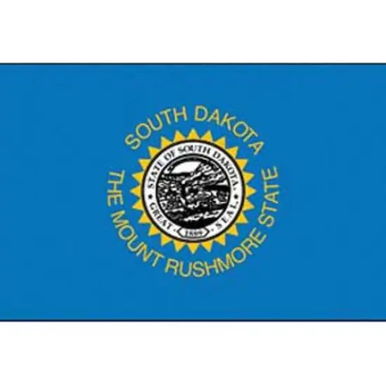 South Dakota Flag On A Stick 12" x 18" {1}