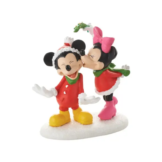 Department 56 Department 56 Mickeys Christmas Kiss Tabletop Piece #4053053 Red {1}