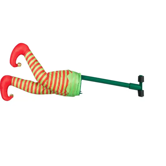 Mr. Christmas Mr. Christmas Animated Kicking Elf Christmas Tree Decoration - Motion Activated Red {1}